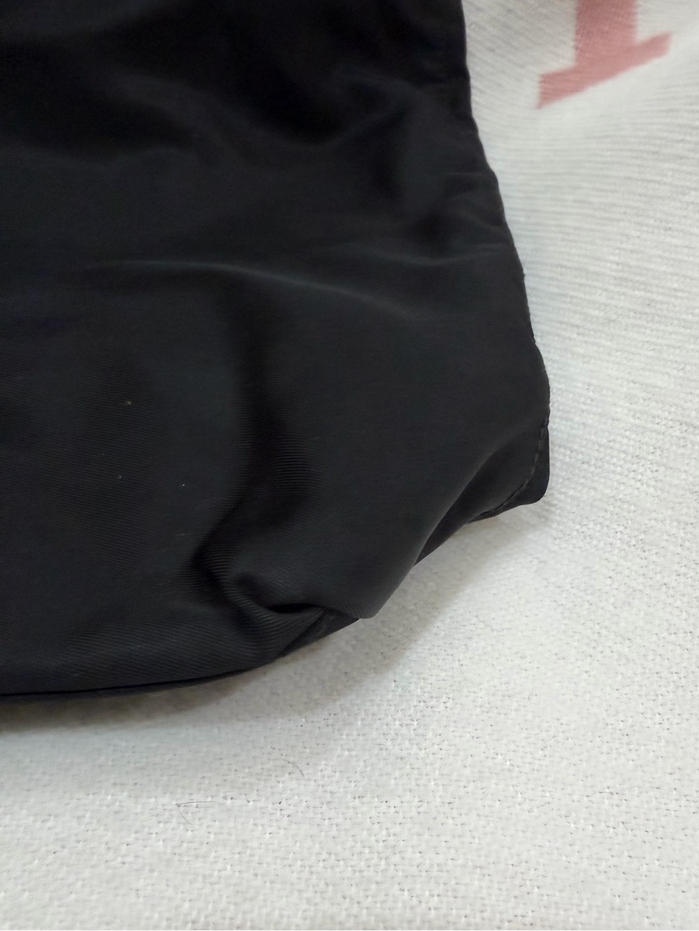 Prada Black Nylon Double-Handle Shoulder Bag - Picture 7 of 16